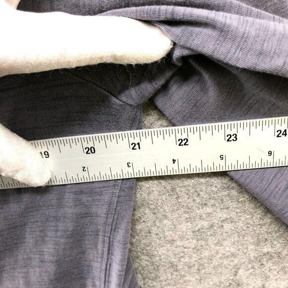 Rhone Henley Long Sleeve T Shirt Mens L Gray Active Stretch - Picture 8 of 9